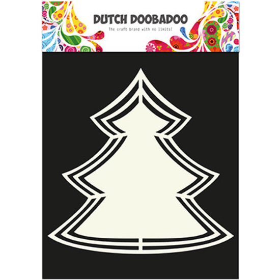 DDBD Dutch Doobadoo Snij Stencil Frames Kerstboom