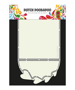 Dutch Doobadoo Snij Stencil Kaart Harten