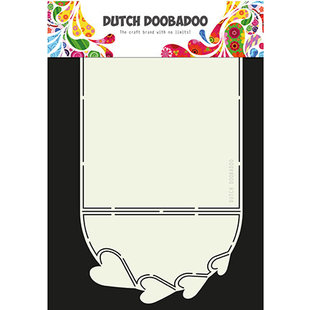 Dutch Doobadoo Snij Stencil Kaart Harten