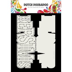 Dutch Doobadoo Snij Stencil A4 Kaart Kerstmis