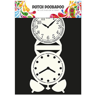 Dutch Doobadoo Snij Stencil Kaart Klok