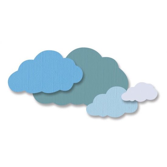 Vaessen Creative Vaessen Creative Snijmallen Wolken 4st