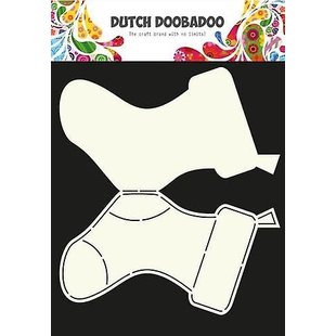 Dutch Doobadoo Snij Stencil Kaart Sokken