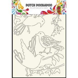 Dutch Doobadoo Mask Stencil A4 Birds