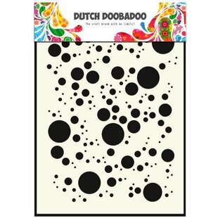 Dutch Doobadoo Mask Stencil A5 Bubbles