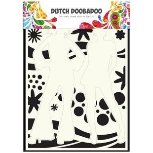 Dutch Doobadoo Mask Stencil A4 Dancing Power
