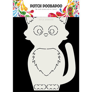 Dutch Doobadoo Mask Stencil A5 Kat