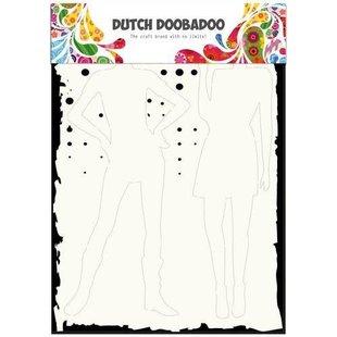 Dutch Doobadoo Mask Stencil A4 Silhouetten