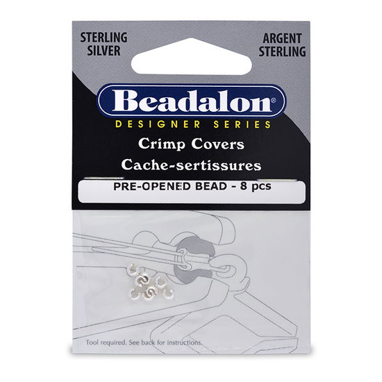 Beadalon Beadalon Crimpcovers Sterling zilv. 8