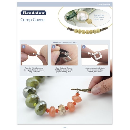 Beadalon Beadalon Crimpcovers Sterling zilv. 8