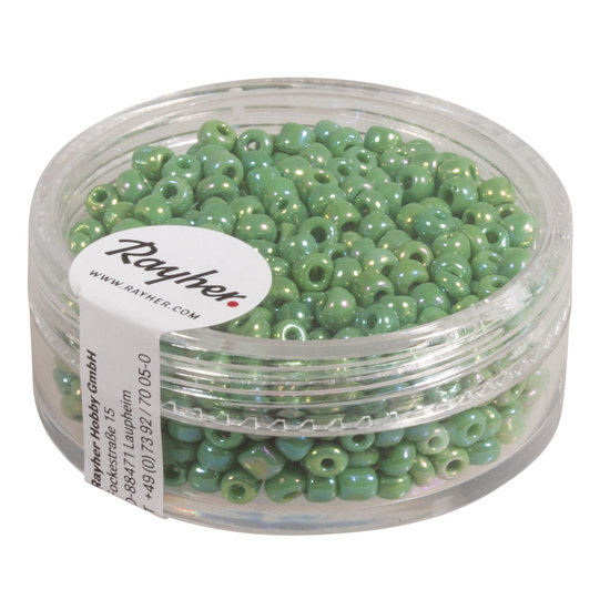 Rayher Rayher Rocailles Borduurkralen Opaque Luster 2,6mm Groen 17g