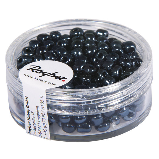 Rayher Rayher Rocailles Borduurkralen Zilveren Kern 4mm Bloedsteen 17g
