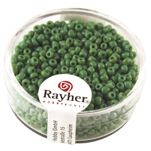 Rayher Rocailles Borduurkralen Opaque 2mm Groen 17g
