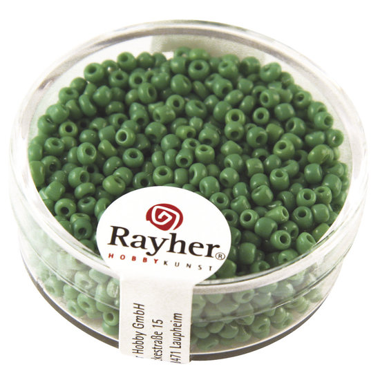 Rayher Rayher Rocailles Borduurkralen Opaque 2mm Groen 17g