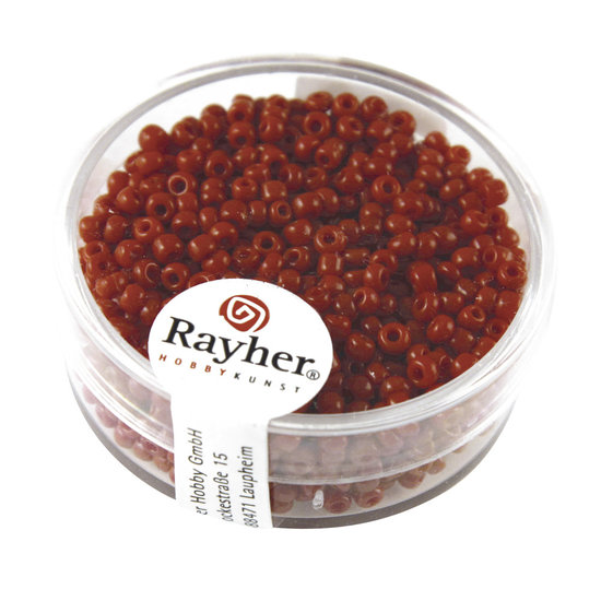 Rayher Rayher Rocailles Borduurkralen Opaque 2mm Rood 17g