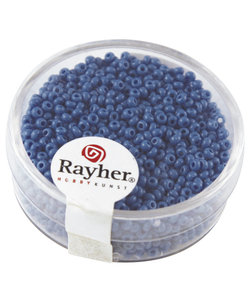 Rayher Rocailles Borduurkralen Opaque 2mm Blauw 17g