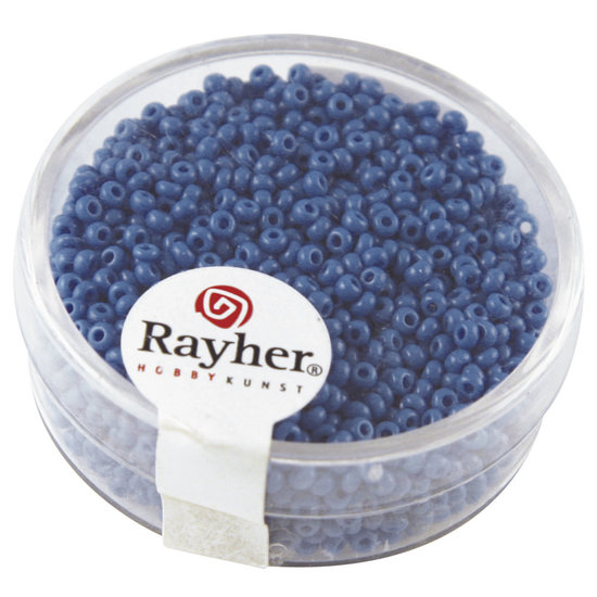 Rayher Rayher Rocailles Borduurkralen Opaque 2mm Blauw 17g