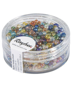 Rayher Rocailles Borduurkralen Transparant Luster 2,6mm Kleuren 17g