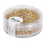 Rayher Borduurkralen, 2,6 mm ø, transp.lustré , goud, Doos 17g