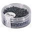 Rayher Rayher Rocailles Borduurkralen Zilveren Kern 2,6mm Bloedsteen 16g