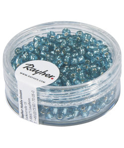 Rayher Rocailles Borduurkralen Zilveren Kern 2,6mm Turquoise 16g