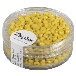 Rayher Rocailles Borduurkralen Opaque 2,6mm Geel 17g