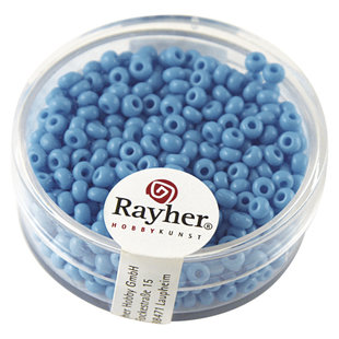 Rayher Rocailles Borduurkralen Opaque 2,6mm Licht Blauw 17g