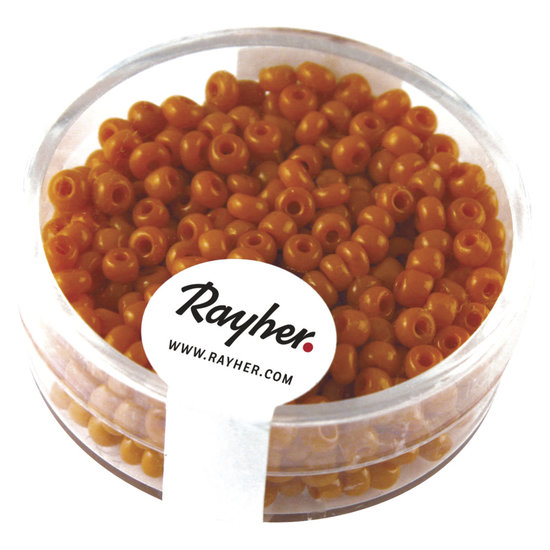 Rayher Rayher Rocailles Borduurkralen Opaque 2,6mm Oranje 17g