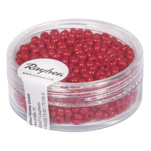 Rayher Rocailles Borduurkralen Opaque 2,6mm Rood 17g