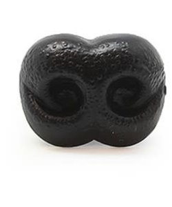 Veiligheidsneus 15mm 5st Zwart