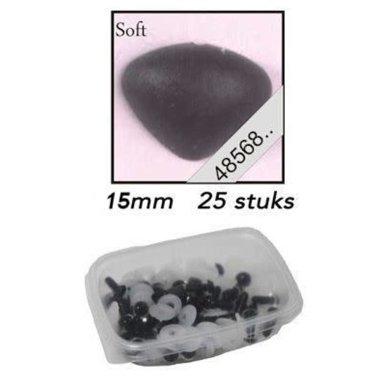 Veiligheidsneus Driehoek 15mm 1st Bruin