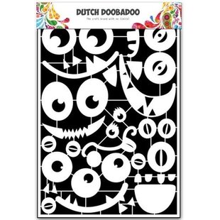 DDBD Dutch paper art Monster Faces