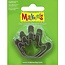 Makin's Clay Makin's Clay Uitsteekvorm Set 3 st. 2 - 4 cm. Hand