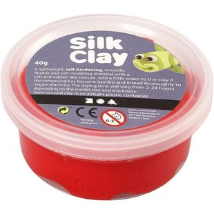 Silk Clay Rood 40g