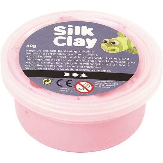 Creotime Silk Clay Roze 40g