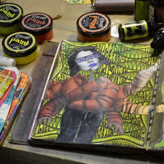 Dyan Reaveley Ranger Dylusions Creative Journal Kraft 9x11''