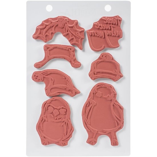 Dina Wakley Ranger Dina Wakley Media Stempel Scribbly Holiday