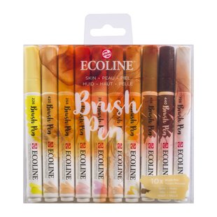 Talens Ecoline Brushpen Set Skin 10st