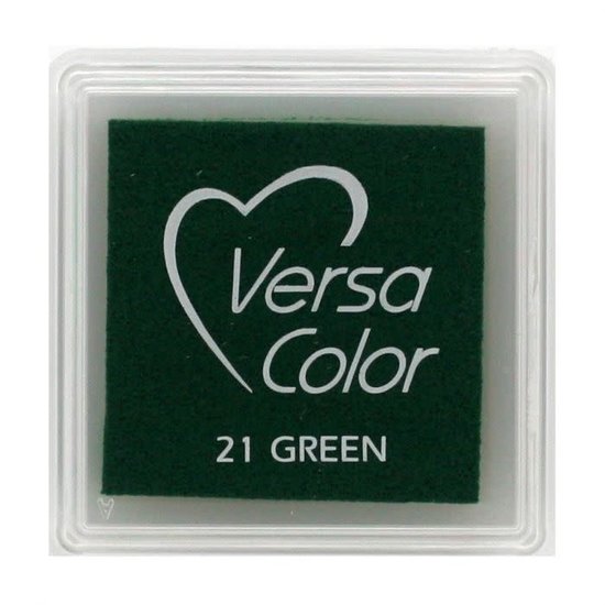 Tsukineko VersaColor inkpad mini 3x3cm Green
