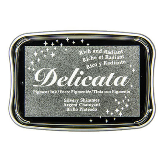 Tsukineko Tsukineko Delicata stamp ink, Silver