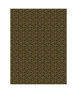 Vel Decopatch Papier Textuur Patroon Zwart/Goud