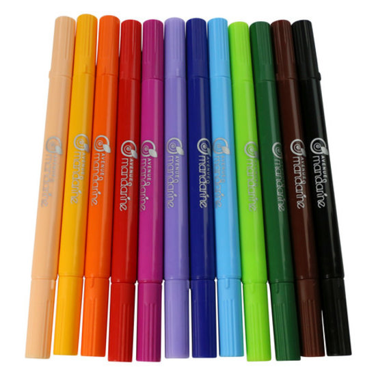 Avenue Mandarine Avenue Mandarine Graffy Double End Pen Set 12st
