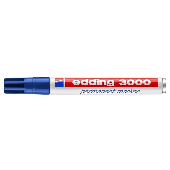 Edding Edding 3000 Permanent Marker Blauw