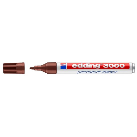 Edding Edding 3000 Permanent Marker Bruin