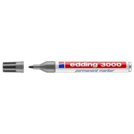 Edding Edding 3000 Permanent Marker Grijs