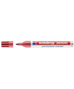 Edding 3000 Permanent Marker Karmijnrood