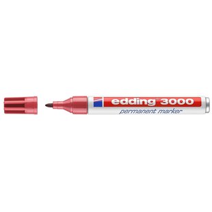 Edding 3000 Permanent Marker Karmijnrood