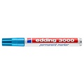 Edding Edding 3000 Permanent Marker Licht Blauw