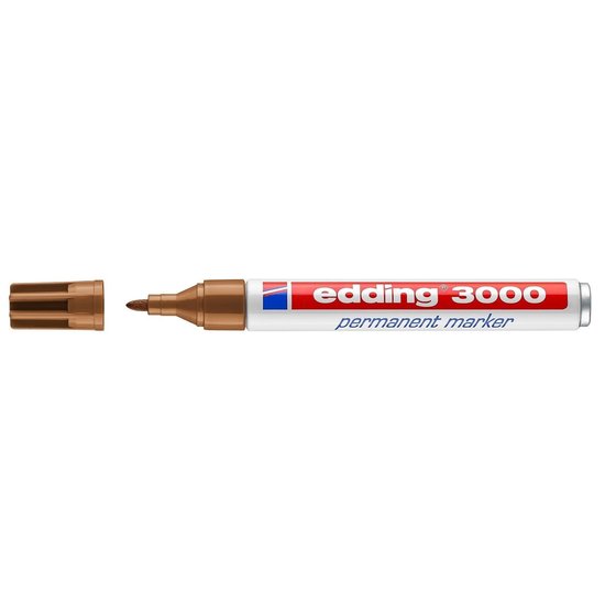 Edding Edding 3000 Permanent Marker Okergeel
