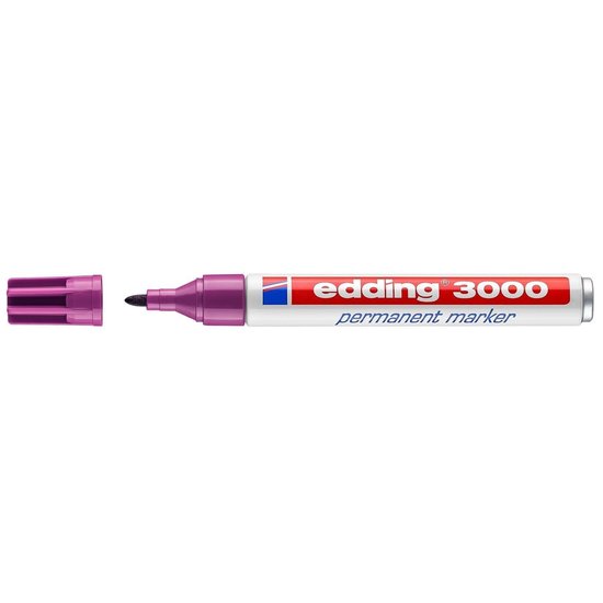 Edding Edding 3000 Permanent Marker Rood Violet